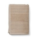 Бежова кърпа от органичен памук 50x100 cm Check - JUNA