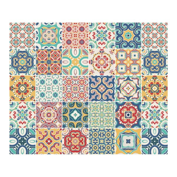 Комплект от 30 стикера за стена Jael, 10 x 10 cm - Ambiance-image-3