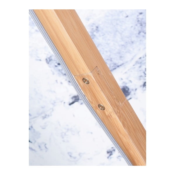 Подова лампа със зелен абажур и бамбукова конструкция Fuji - Good&Mojo-image-3