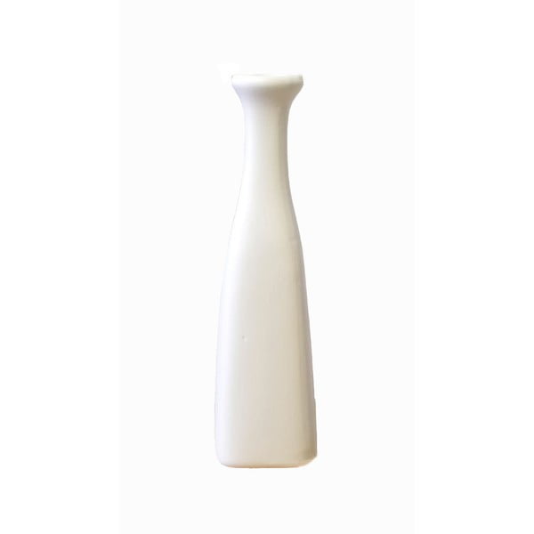 Бяла керамична ваза, височина 25 cm Persei - Rulina