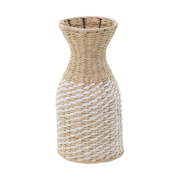 Декоративна сламена ваза Бохо, ⌀ 20 cm - InArt