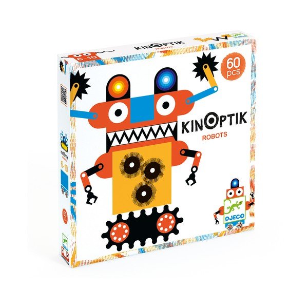 Творчески комплект Kinoptik Robots - Djeco-image-1