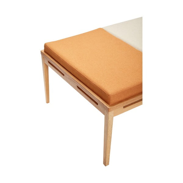 Оранжево-кремава пейка Amber - Hübsch-image-2