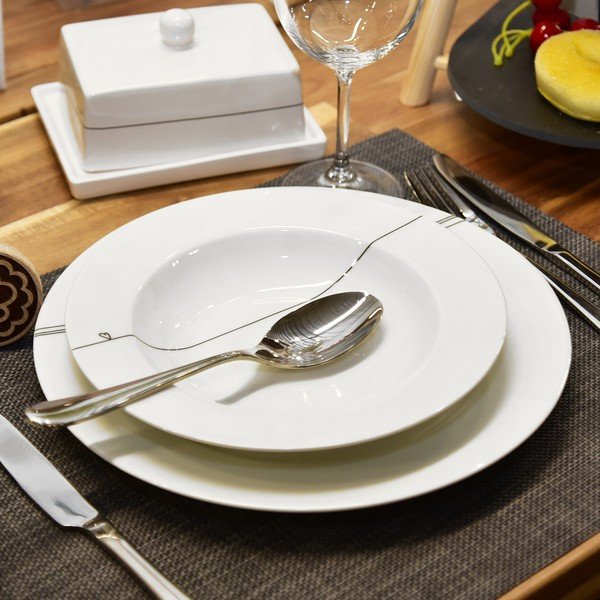 Прибори за хранене от неръждаема стомана в сребрист цвят 24 бр. Mirror – Orion-image-1