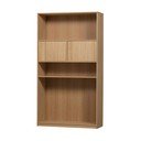 Модулна етажерка за книги с дъбов декор в естествен цвят 110x199 cm Modulair - vtwonen