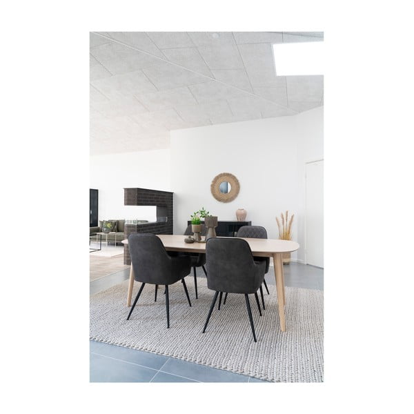 Кремав вълнен килим 160x230 cm Mandi - House Nordic-image-2