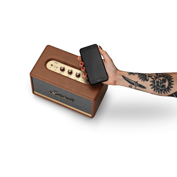 Кафява тонколона с Bluetooth Acton II - Marshall-image-3
