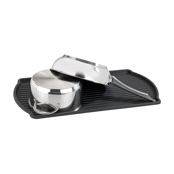 Черно устройство за отцеждане на съдове Drip Basic - Wenko-image-3