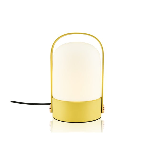 Жълта настолна лампа с основа Anka - Unknown