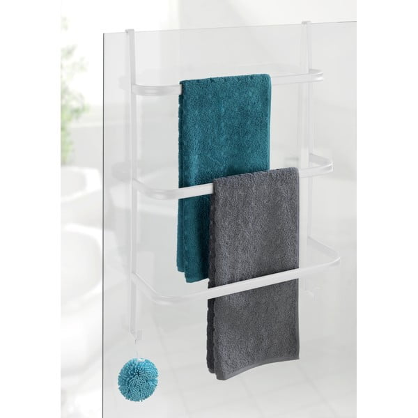 Висяща стоманена поставка за кърпи в матово бял цвят Irpinia – Wenko-image-2