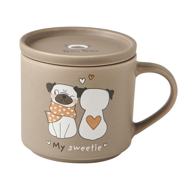 Бежово-светлокафяви порцеланови чаши в комплект от 2 бр. 35 мл - Brandani-image-2