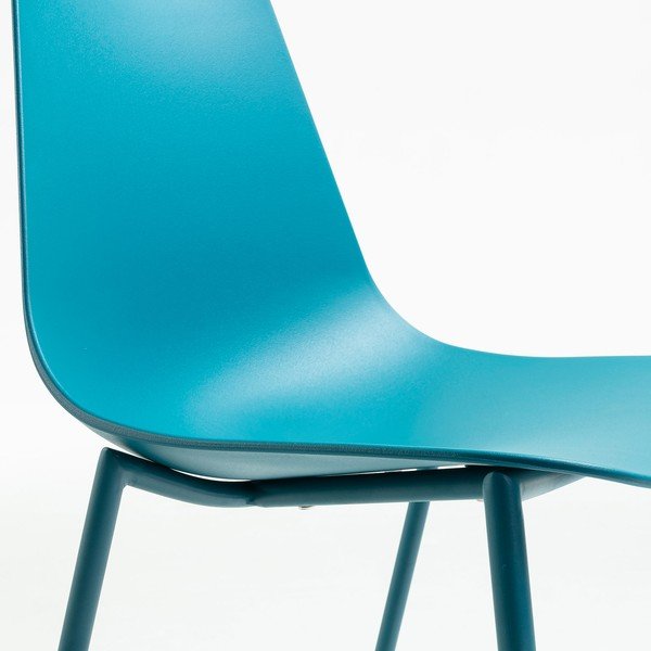 Tyrkysová jídelní židle Kave Home Wassu-image-4