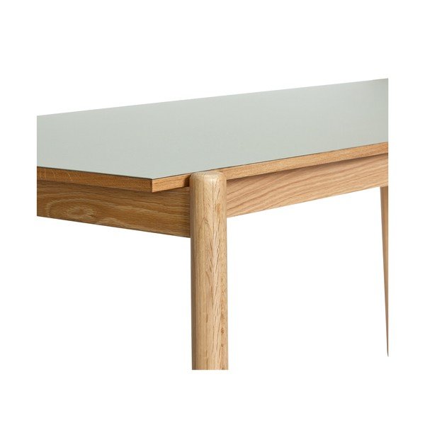 Трапезна маса от масивен дъб 107x190 cm Oblique – Hübsch-image-3