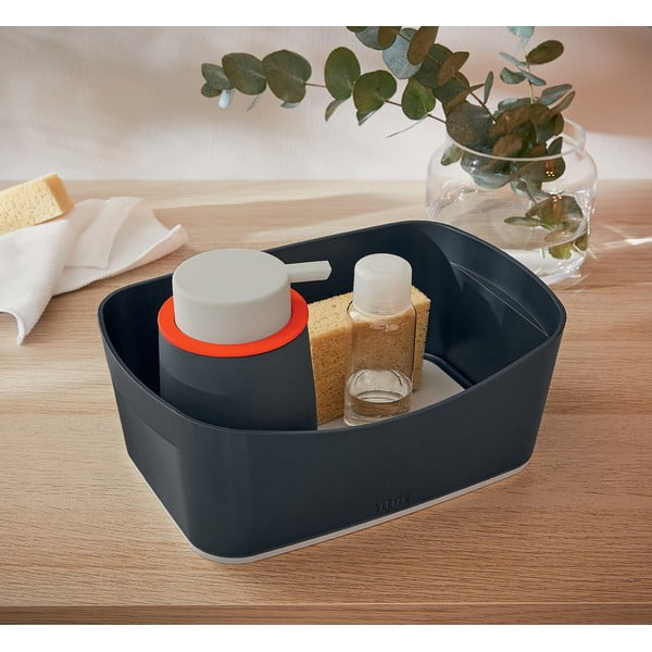 Черна кутия за съхранение на настолни компютри MyBox - Leitz-image-1