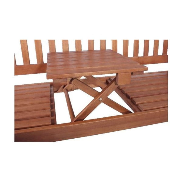 Градинска пейка с маса за съхранение от евкалиптово дърво ADDU Phuket - Garden Pleasure-image-4