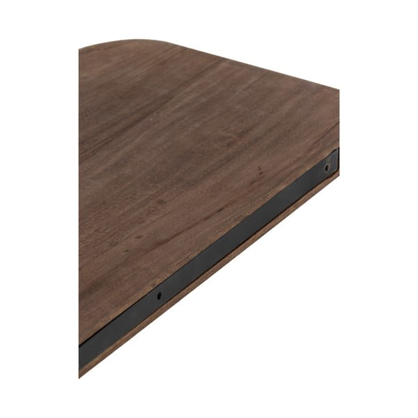 Кафяв стенен рафт от масивно манго 50 cm Tarontu – Light & Living-image-2