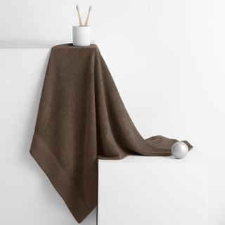 Кафява памучена хавлиена кърпа от тери 70x140 cm Amari – Restilo