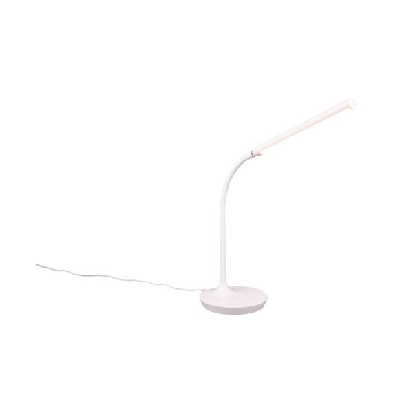 Бяла LED настолна лампа (височина 38 см) Toro - Trio