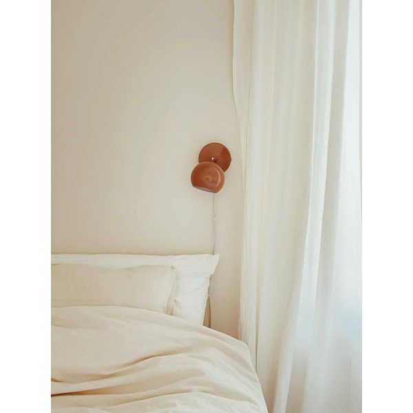 Кафява стенна лампа за контакт Pop – Markslöjd-image-1