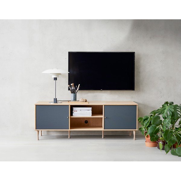 Телевизионен скрин с дъбова облицовка Mistral 232 - Hammel Furniture-image-1