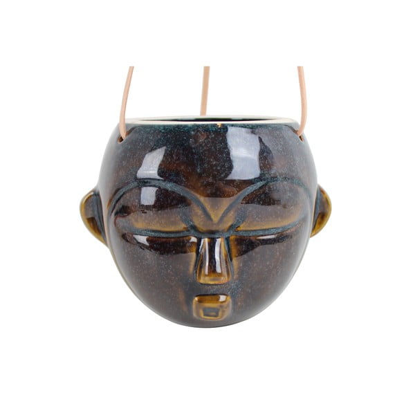 Тъмнокафява висяща саксия , височина 15,2 cm Mask - PT LIVING