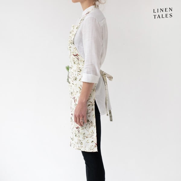 Ленена престилка с коледен мотив - Linen Tales-image-1