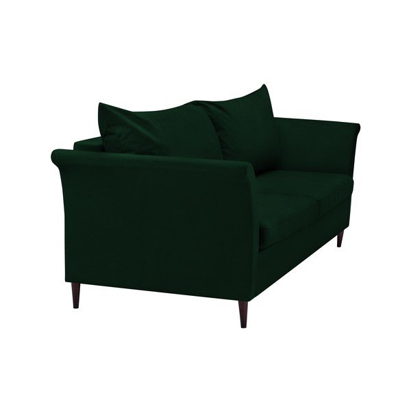 Зелен разтегателен диван с място за съхранение Pivoine - Mazzini Sofas-image-3