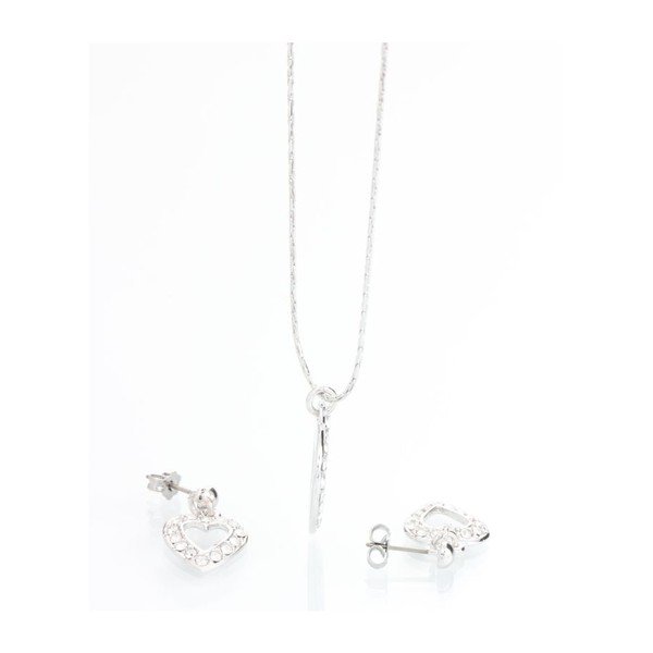 Комплект колие и обеци с елементи Swarovski Ronni - Laura Bruni-image-1