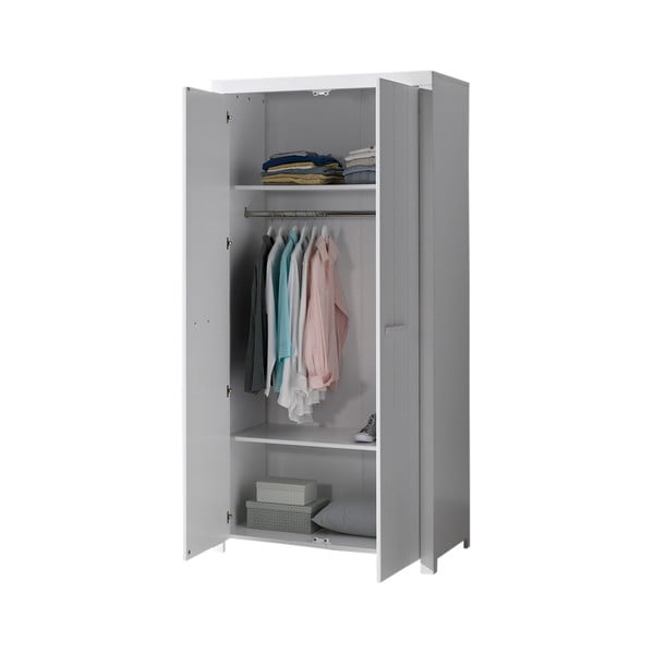 Бял гардероб , ширина 99 cm Erik - Vipack-image-1