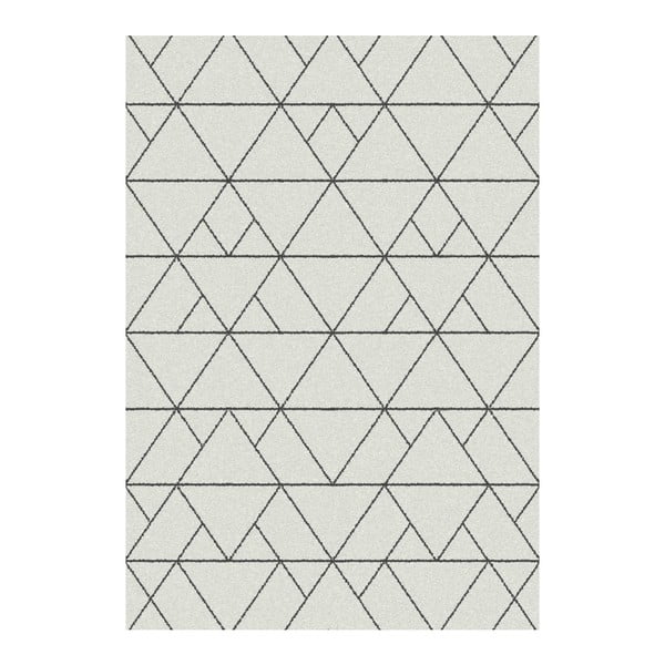 Крем и бял килим Nilo, 190 x 280 cm - Universal