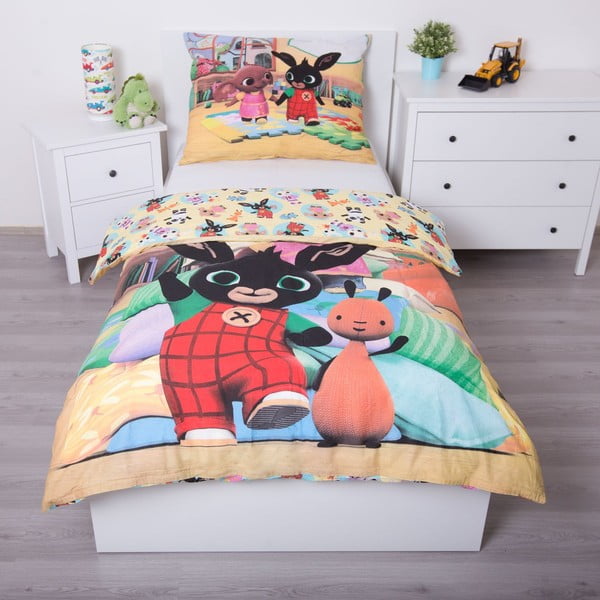 Единично  памучно детско спално бельо 140x200 cm Bing – Jerry Fabrics-image-2