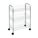 Мобилна стойка с 3 рафта Lugano - Metaltex