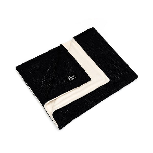 Черно бебешко плетено одеяло , 80 x 100 cm Winter - ESECO