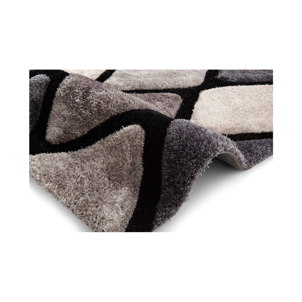 Тъмносив ръчно изработен килим 120x170 cm Noble House – Think Rugs-image-2