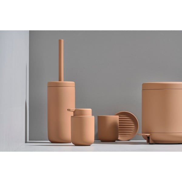 Кехлибаренокафяв керамичен дозатор за течен сапун Кехлибар, 250 ml Ume - Zone-image-4