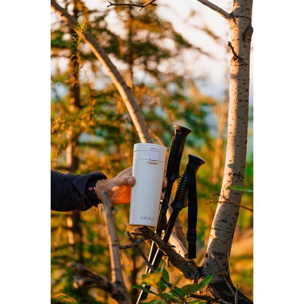 Бял термос за пътуване , 400 ml Fuori - Vialli Design-image-4