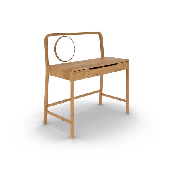 Тоалетка от масивен дъб 57x110 cm Twig – The Beds-image-2