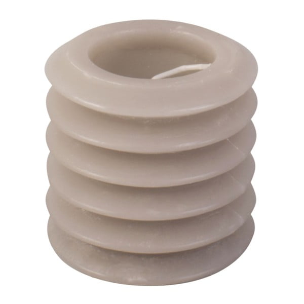 Сива многослойна свещ, височина 7,5 cm Layered Circles - PT LIVING-image-2