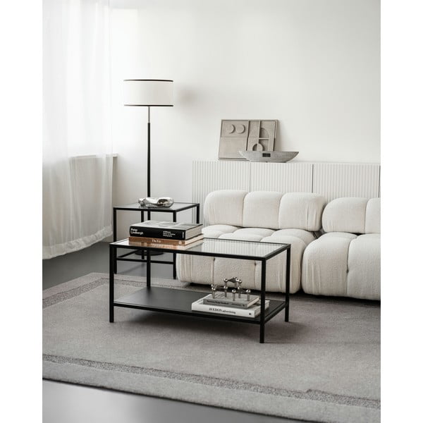 Сив вълнен килим 200x300 cm Morphic Rocca – Agnella-image-2