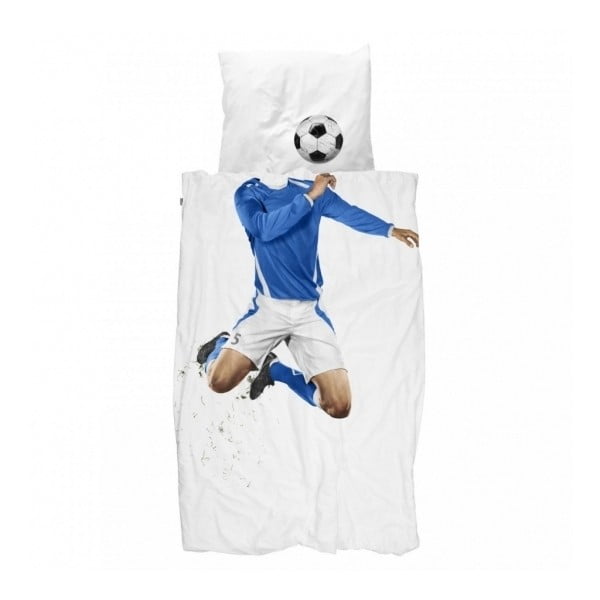 Включено ленено платно Soccer Champ Blue, 140 x 200 cm - Snurk