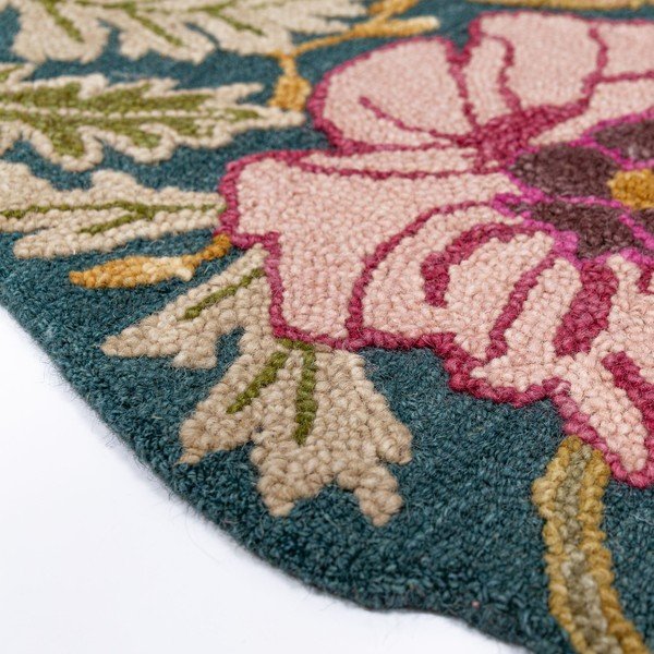 Ръчно изработен вълнен килим 120x170 cm Daphne Shaped Floral – Flair Rugs-image-3
