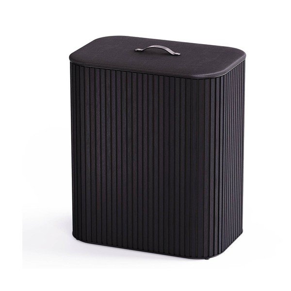 Черен бамбуков кош за пране 3x30 l Tota Trio Luxe – Joseph Joseph-image-1