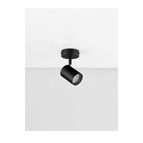 Матово черно метален прожектор с огъваща се структура 12x8 cm Alma – Nova Luce-image-2
