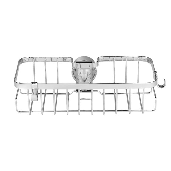 Самоносеща етажерка за баня от неръждаема стомана в сребрист цвят Floresta - Wenko-image-2