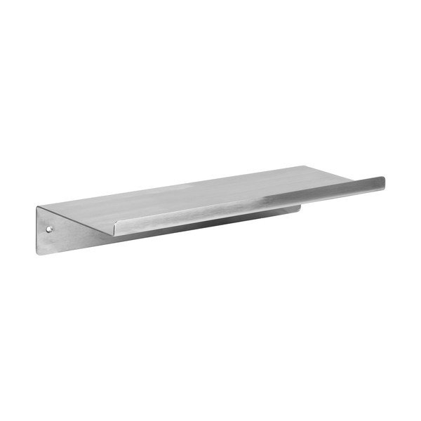 Стоманен стенен рафт в сребрист цвят 40 cm Nagoya – House Nordic-image-3