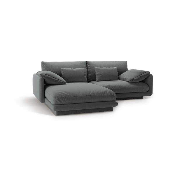 Тъмносив ъглов диван (ляв ъгъл) Torino – Micadoni Home-image-1