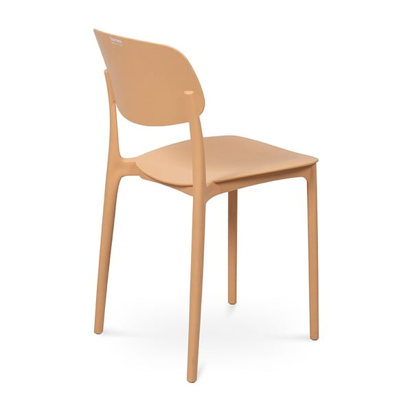 Прасковен  пластмасов градински стол Hébé – Bonami Essentials-image-2