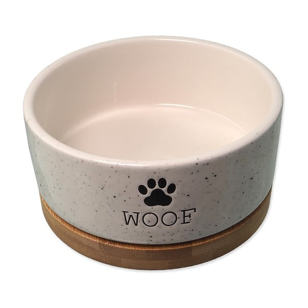 Керамична купа за куче ø 13 cm Dog Fantasy WOOF – Plaček Pet Products