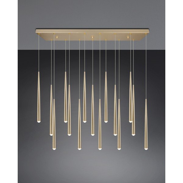 LED висящо осветително тяло  в златист цвят Cala – Trio Select-image-1