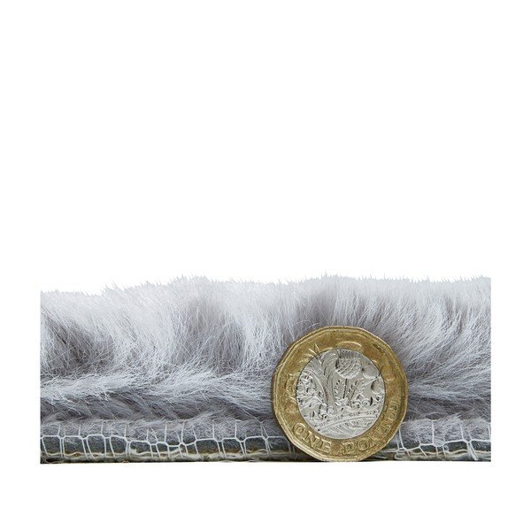 Сив килим , 80 x 150 cm Teddy - Think Rugs-image-3